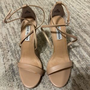 Nude Steve Madden Feliz Strappy Heel
